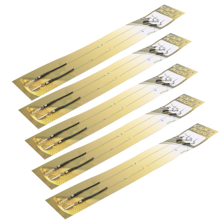 5 seturi de platforme de pescuit la crap, linie, carlige metalice, momeala, ata, carlig, accesorii de pescuit