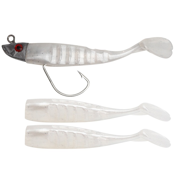 Mesterséges csalikészlet 2 utántöltővel, Enforose, szürke/fehér