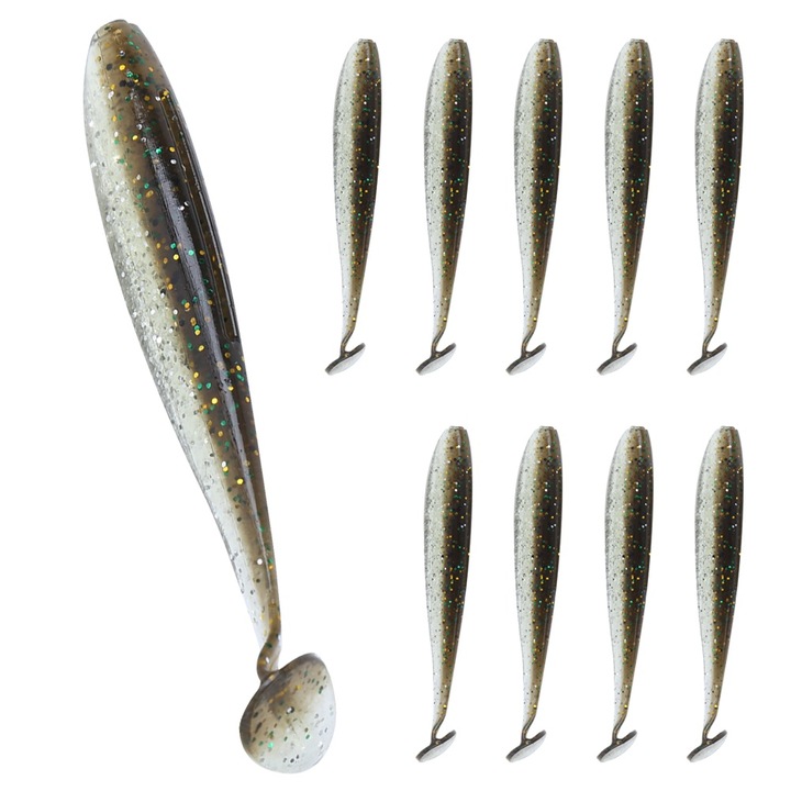 10 db műcsali szett, Enforose, 70mm, T-farok