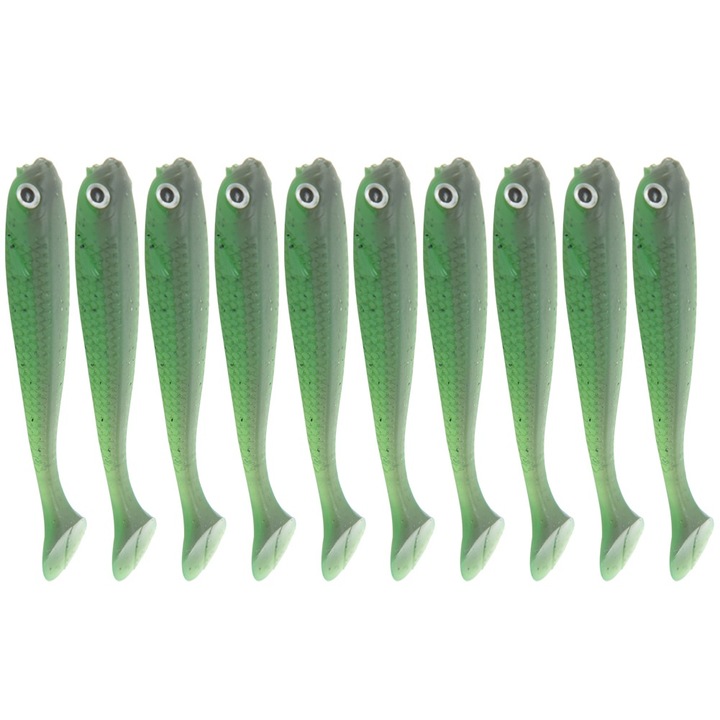 10 db műcsali szett, Enforose, AR41, 75 mm, zöld