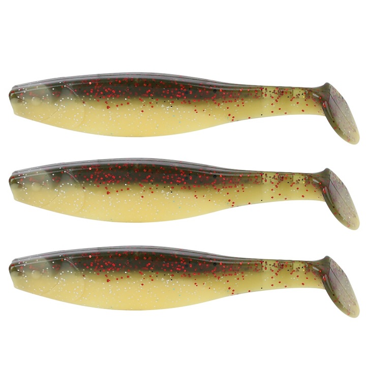 3 db-os műcsali készlet, Enforose, 110 mm, puha, sokszínű