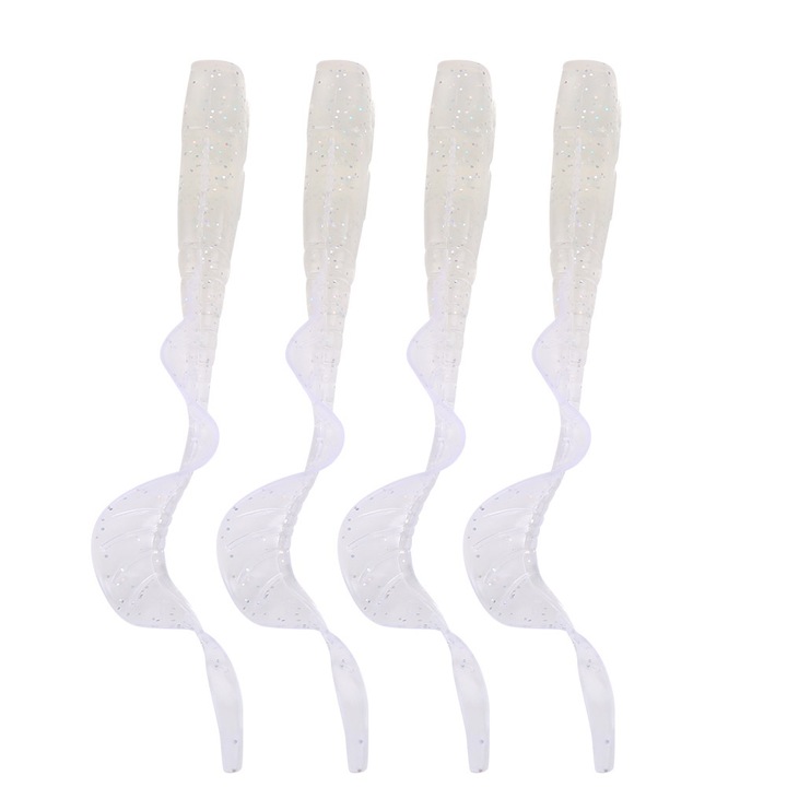 4 db műcsali szett, Enforose, garnéla illatú, szilikon, átlátszó