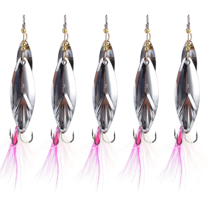 5 darab műcsali készlet, Enforose, alumíniumötvözet, forgó flitterek