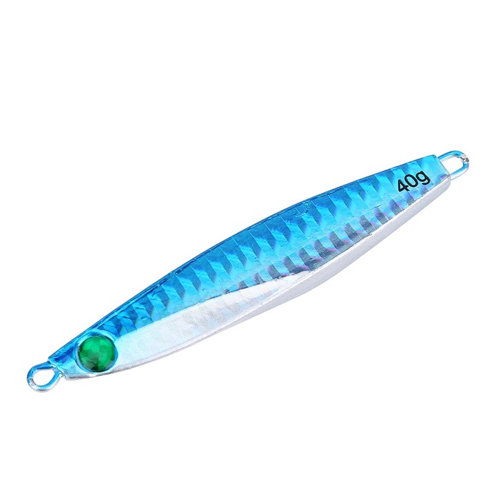 Műcsali horgászathoz, fém, kék