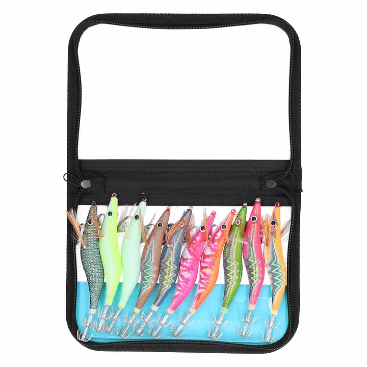 Set momeli tari de pescuit, lemn luminos, kit