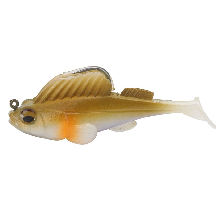 Jormftte műcsali, puha farokcsali, 75mm, 30g, világoszöld