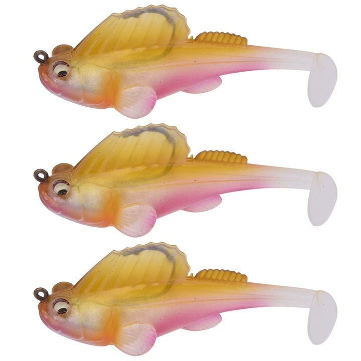 Jormftte 3 db műcsali szett, 7.5cm, PVC, sárga