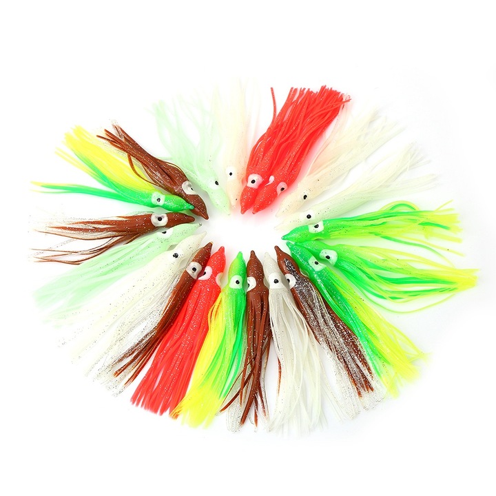 20 db PVC csali készlet horgászathoz, Enforose, 14cm