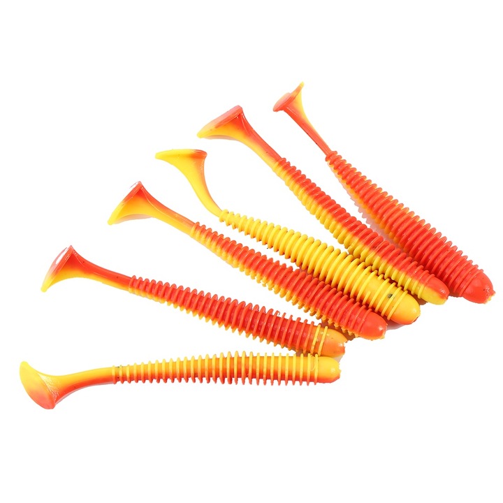 Enforose 6 darabos bionikus horgászcsali készlet, valósághű megjelenés, 9cm