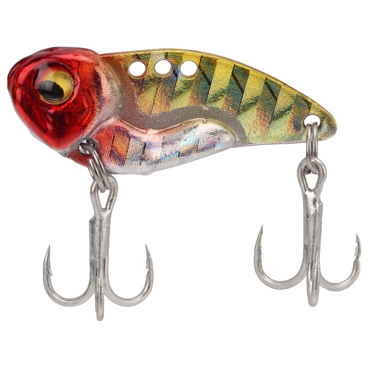 Enforose műcsali, 3D, fém, 12g, piros fej, arany test