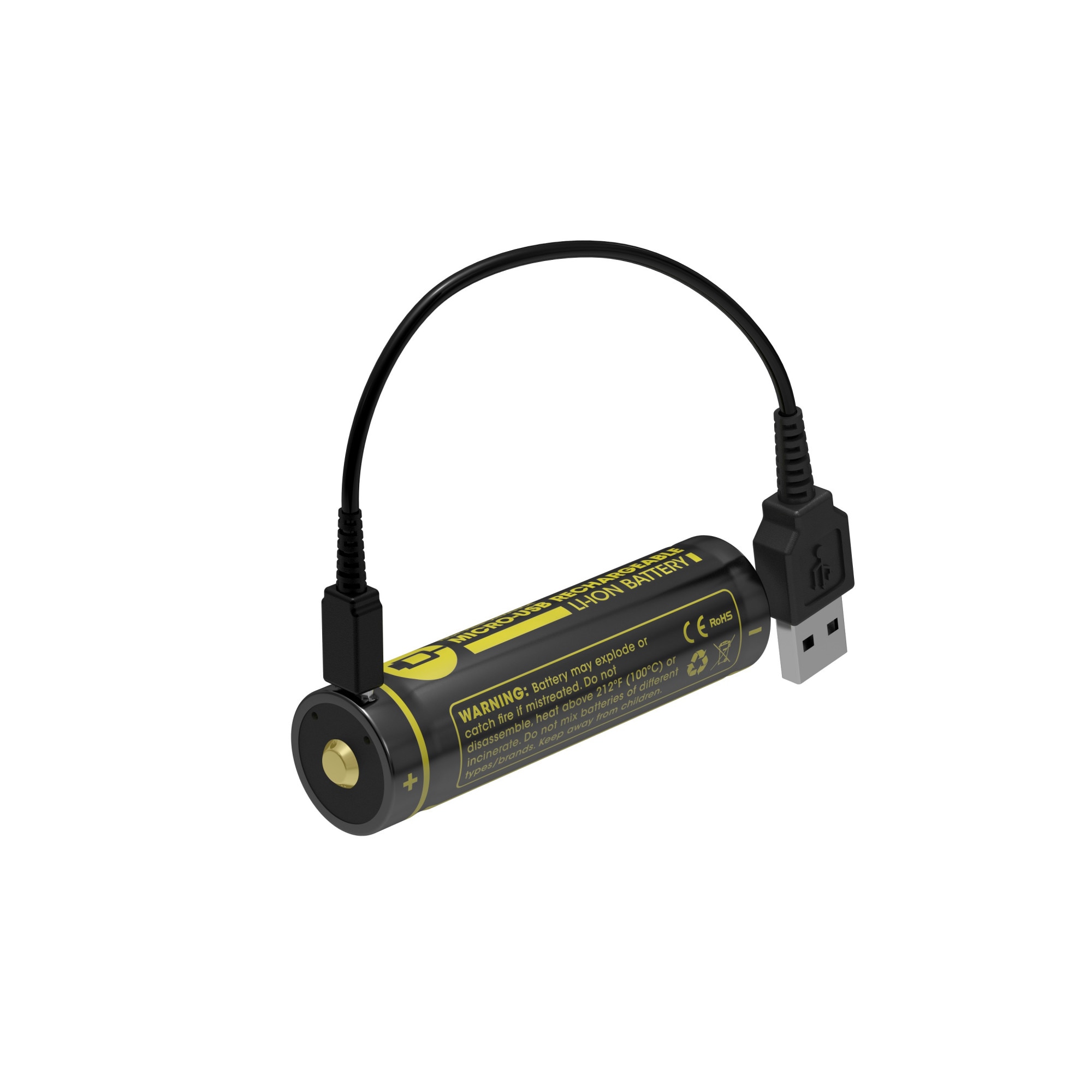 Acumulator Nitecore NL1826R, 18650 Litiu-Ion 2600 mAh, PCB, Reincarcabil USB