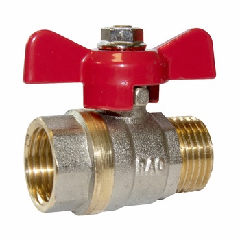 Robinet apa sfera cu fluture PN16 filet interior - filet exterior (FI-FE), Raodyne, 1 Robinet apa sfera cu fluture PN16 filet interior - filet exterior (FI-FE), Raodyne, 1