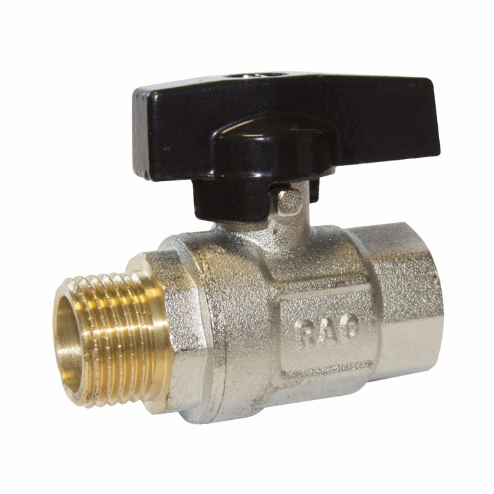 Robinet apa sfera cu fluture filet interior - filet exterior (FI-FE), Raodyne, 1/2