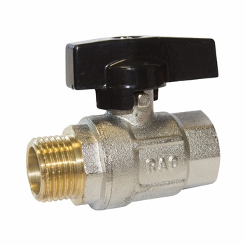 Robinet apa sfera cu fluture filet interior - filet exterior (FI-FE), Raodyne, 1/2 Robinet apa sfera cu fluture filet interior - filet exterior (FI-FE), Raodyne, 1/2