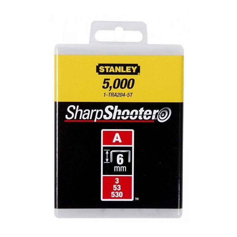 Set 5000 capse Stanley 1-TRA206-5T, tip A, 6 mm, 3/53/530