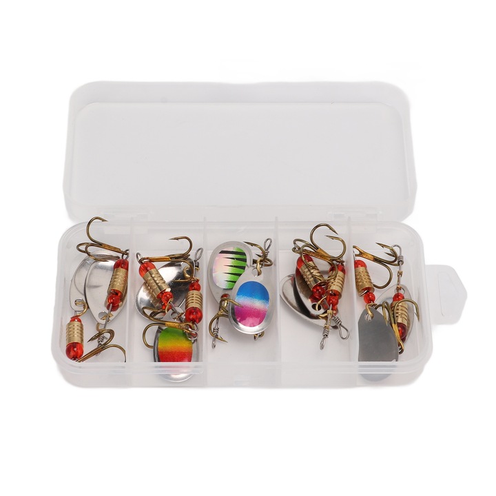 Műcsali készlet, Enforose 10 db/tétel Horgászcsali magas kampókkal