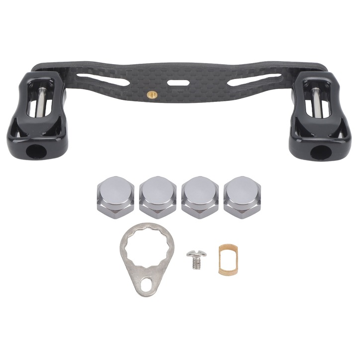 Maner mulineta de pescuit, Enforose, fibra carbon baitcasting trolling rocker manivela accesoriu inlocuire