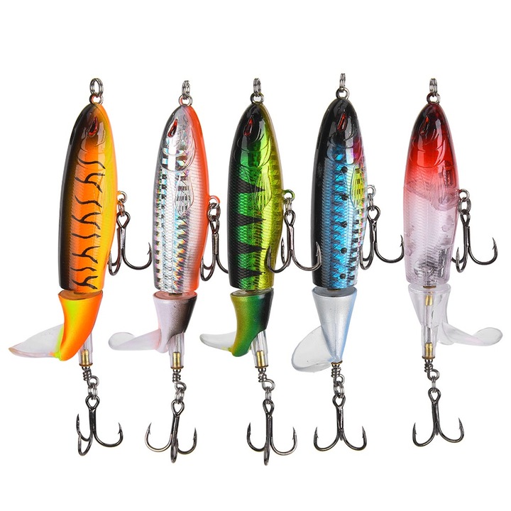 Jormftte 5 db-os műcsali készlet, műanyag, többszínű, 133g