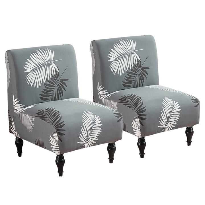 Калъфи за столове, Enforose, комплект от 2 броя, защита на мебели, естествени влакна, интериор