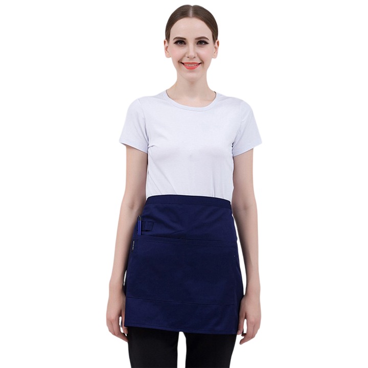 Кухненски престилки Enforose, къса престилка с 2 джоба, многоцветна, размер според изображението