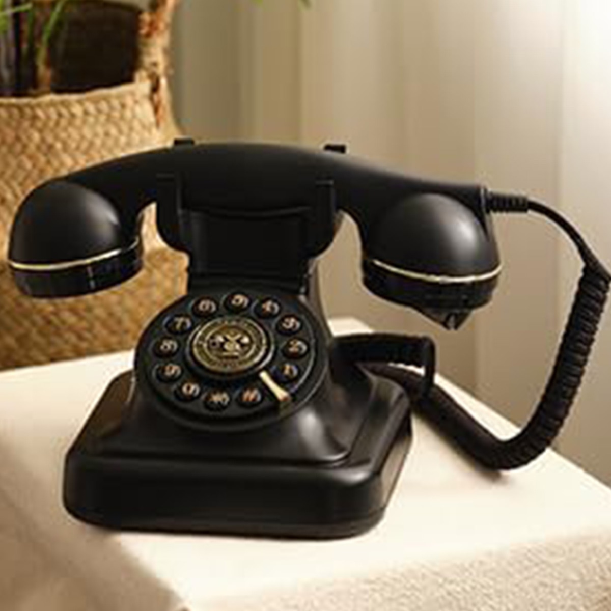 Telefon fix vintage, Cozevdnt, negru - eMAG.ro