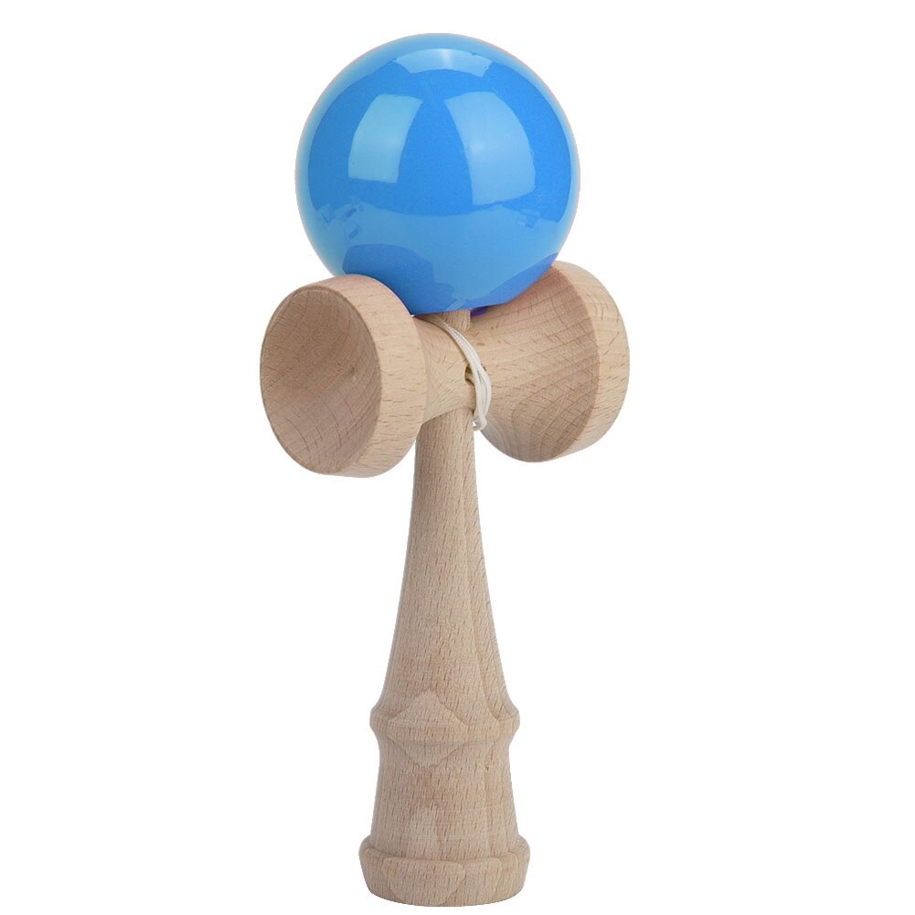 Set jucarie traditionala japoneza Kendama, Cozevdnt, 18cm, pentru