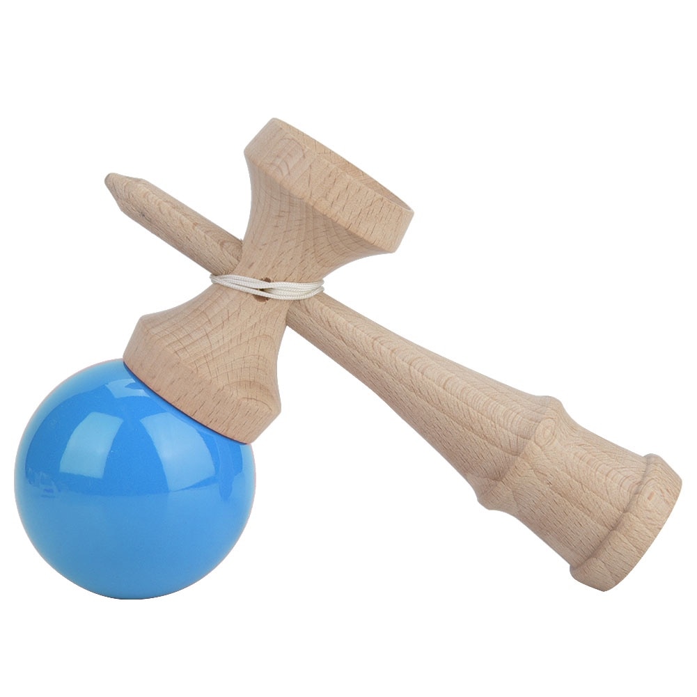 Set jucarie traditionala japoneza Kendama, Cozevdnt, 18cm, pentru