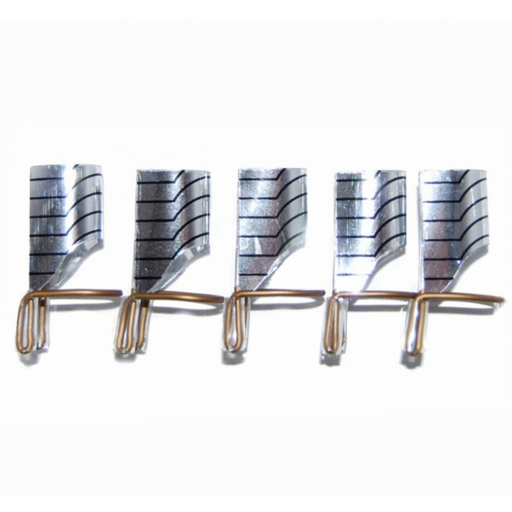 Forme prajituri, Sun Flower, set 5 bucati, argintii, reutilizabile