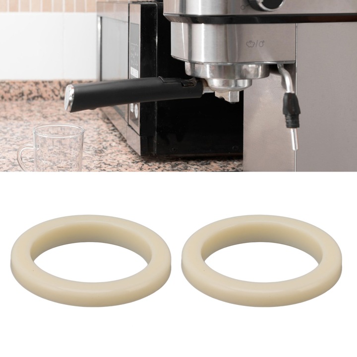 Szilikon gőzölőgyűrű 54mm, Jormftte, 2 darabos készlet, bézs