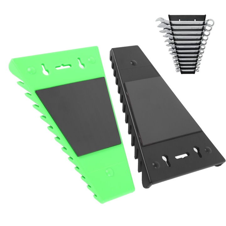 2 db-os mágneses kulcstartó készlet, Jormftte, ABS, 24,5x15x5,5 cm, 6-24 mm-es kulcsokhoz