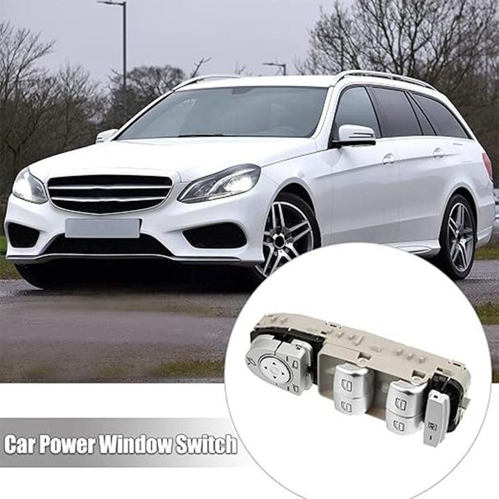 Elektromos ablakemelő kapcsoló, vezetőoldali, Master Enforose A2059056811 20590568119051 Mercedes-Benz C300 C350e C400 C450 C43 C63 GLC350e GLC63 2015-2020