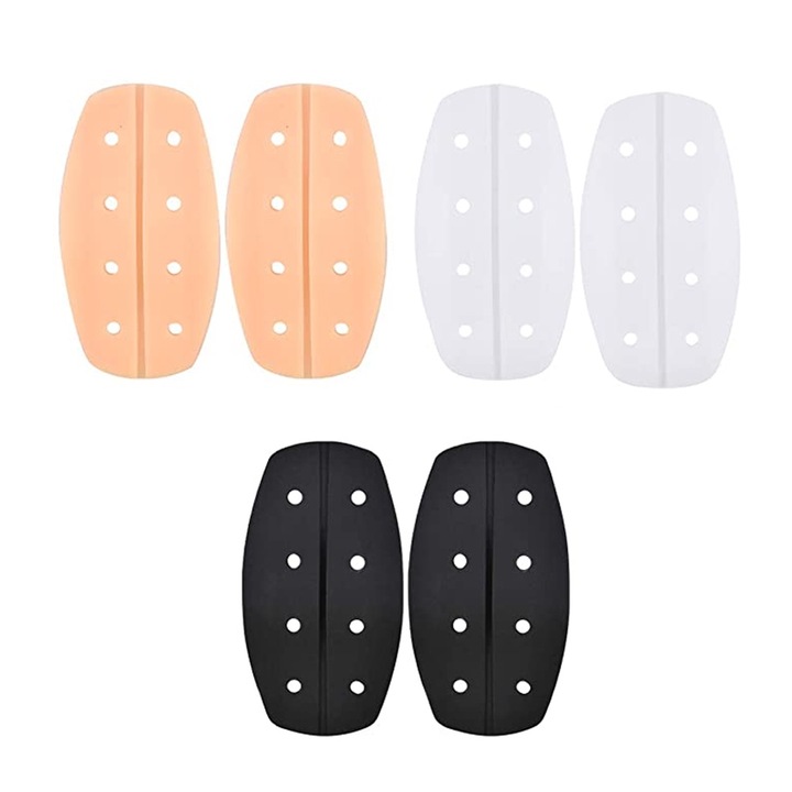 Set 6 perne pentru umeri, Silicon, Multicolor