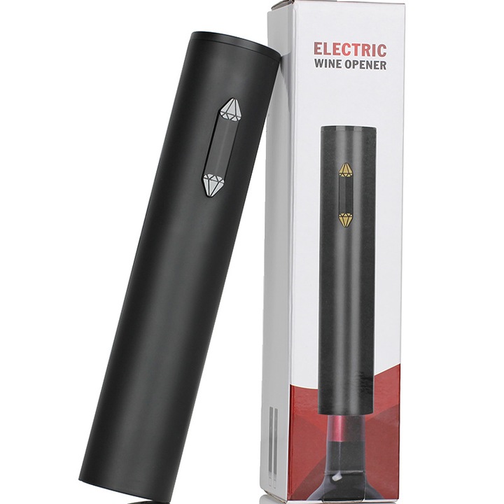 Tirbuson electric AKU pentru desfacut sticla cu Vin, buton Inainte si ...