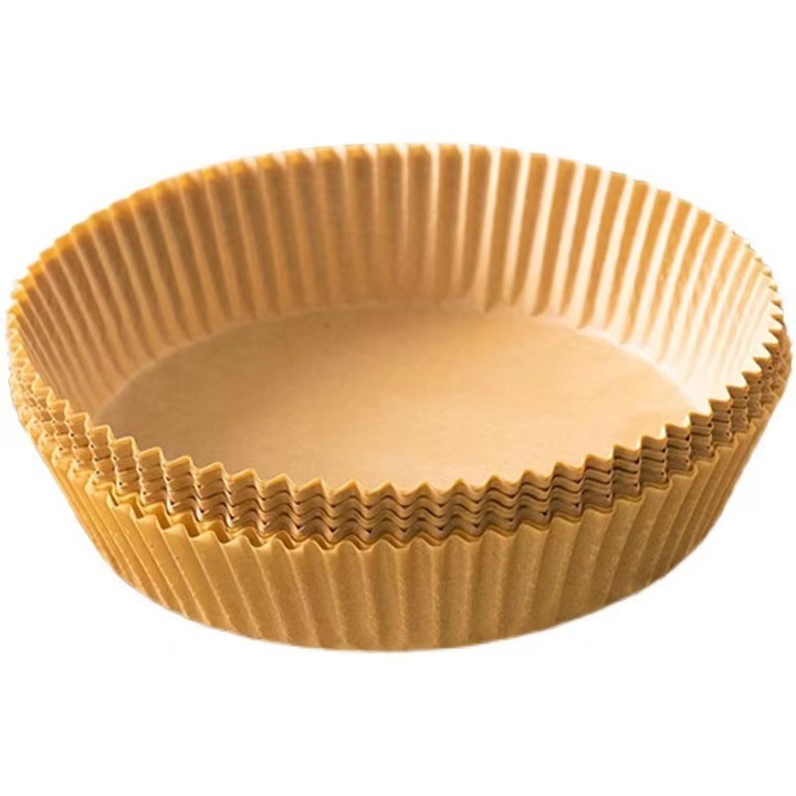 Set 50 Folii alimentare pentru friteuze cu aer, rezistente la caldura, non-adezive, 3-6L, plastic