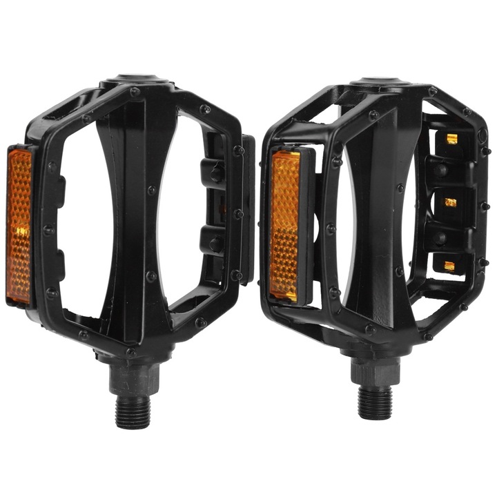 Велосипедни педали, longziming, комплект с предпазни светлоотразители, алуминиеви, неплъзгащи се, 12 мм