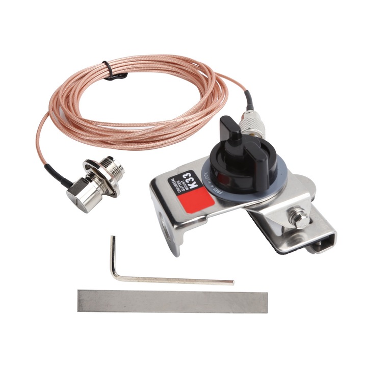 Suport antena auto K33, otel inoxidabil si ABS, 4.6m