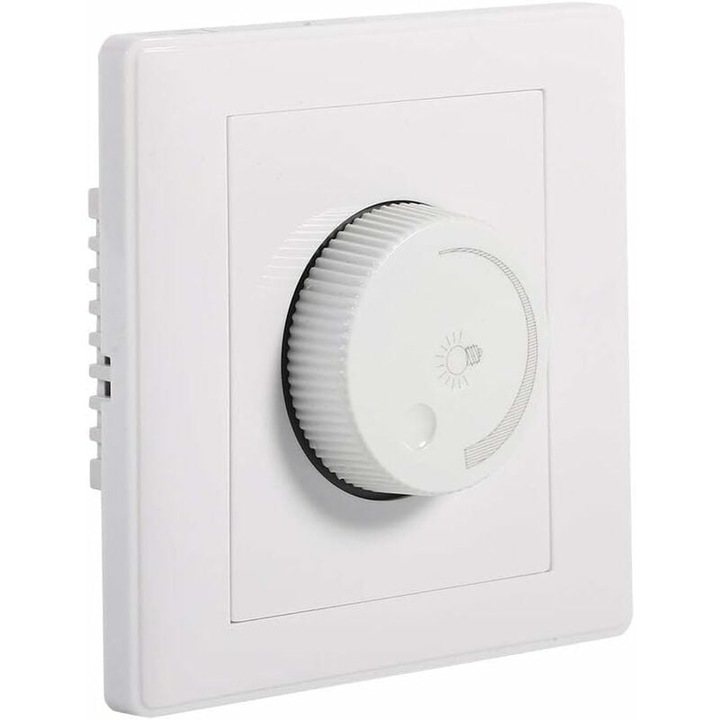 Fényerőszabályzó, 100W, műanyag, elegáns design