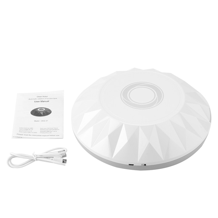 Aspirator UV Jormftte, mini, portabil, 300W, rosu, 1.32kg, capacitate colectare 0.5L