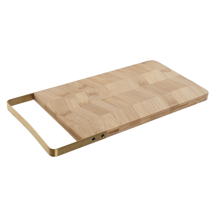 Placa de taiat Home ESPRIT Golden Natural 35,5 x 17,5 x 1,5 cm