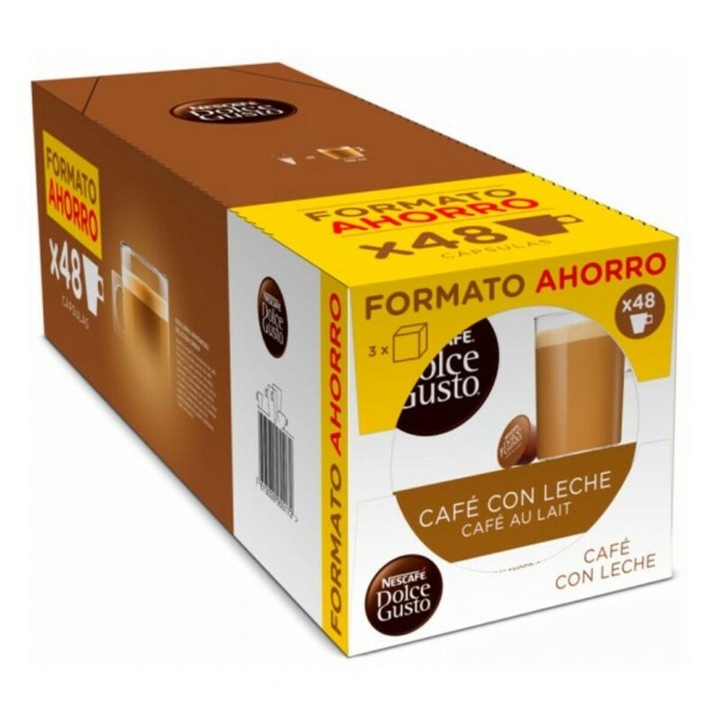 Capsule de cafea Nescafé Dolce Gusto Cafe Au Lait (48 buc)