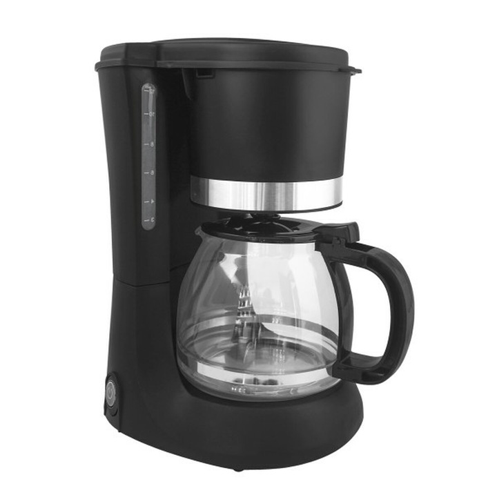 Aparat de cafea prin picurare Kuken 34377, Negru, 900 W, 1.2 L, 12 cesti