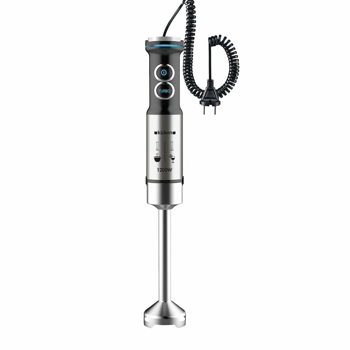 Tocator legume si fructe negru, 200W, 1 viteza, bol 500ml, cu lama inox si capac pentru depozitare, practic si eficient, ideal pentru tocarea rapida a legumelor, fructelor sau altor ingrediente