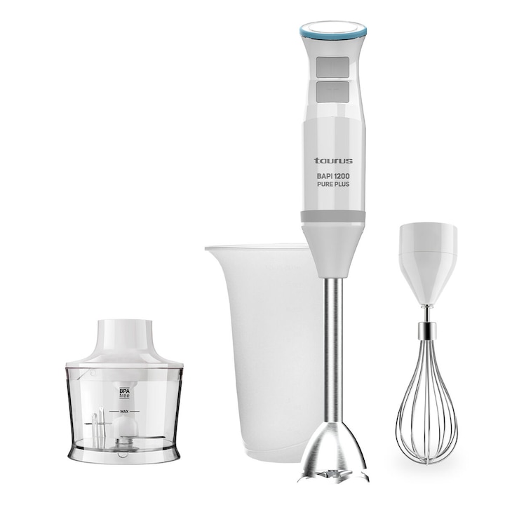 Set blender de mana Taurus HBA1500X, 1500W, metal