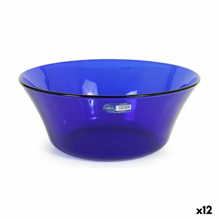 Set boluri Duralex Lys, albastru, 2,2 L, 12 unitati