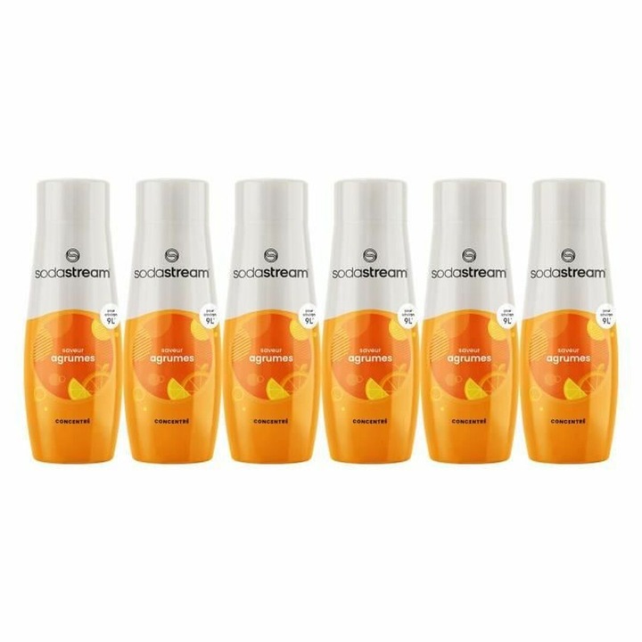 Set ustensile de bucatarie, Sodastream, 6 piese, portocalie, 440 ml, metal