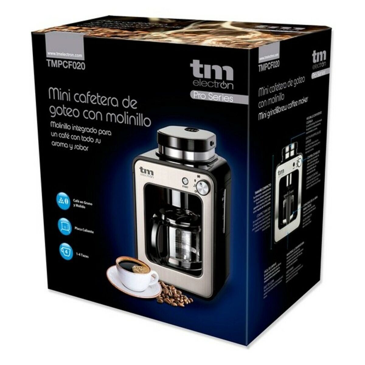 Aparat de cafea prin picurare TMPCF020S 600 W 4 cesti 600W