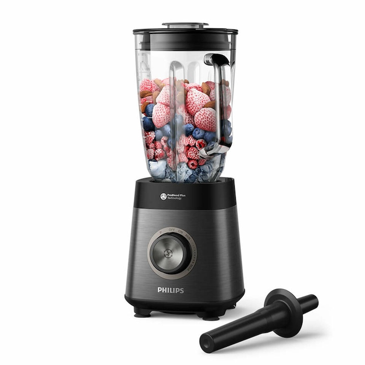 Блендер Philips HR3040/00 Черен, 1200 W, 2 L