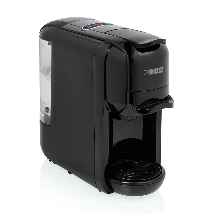Cafetiera electrica Princess, Plastic, Negru, 1450 W, 600 ml