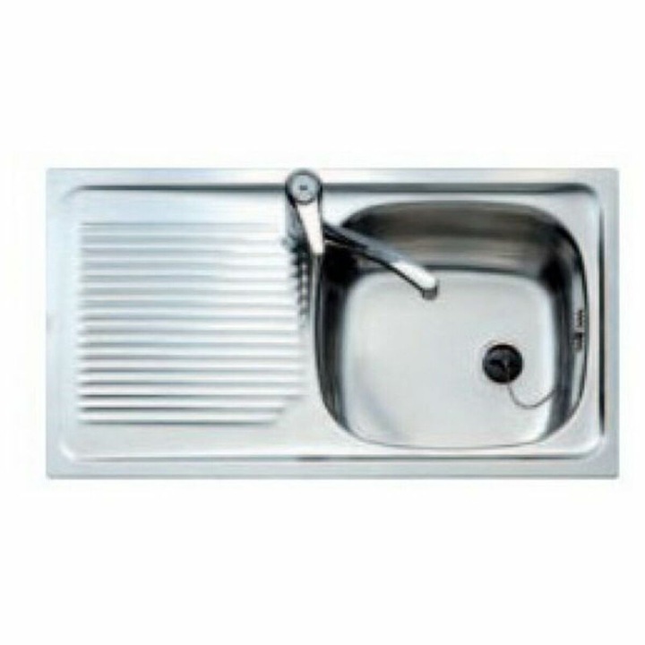 Chiuveta bucatarie Teka E/50 1C1E.REVE 3010 inox, 44x80cm, adancime 15cm, robinetul nu este inclus