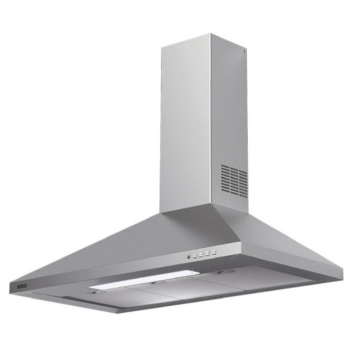 Hota Conventionala Mepamsa ECOLINE V3 INOX, 60 cm, 300 m³/h, 90W, Halogen, Integrabil, Inox, Clasa Energetica E